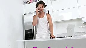 Creampie hungry teen blows and fucks in pov 😈