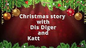 Skinny brunette in lingerie begs daddy to fuck her ass on Christmas. Want to see the creampie?