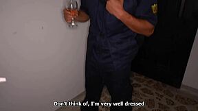 Newly Divorced Woman Fucks Cop at Wild Party