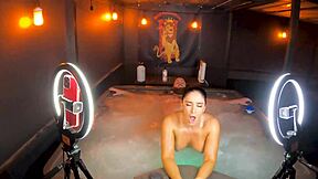 want hot tub sex with my huge tits? sheena ryder asks dirty