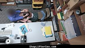 Shoplifting teen Brooke Bliss gets final lesson from LP officer - ShoplifterSex