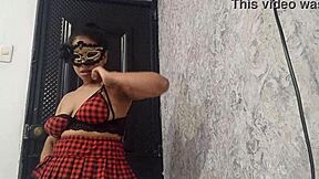 Exotic Dancer Warming Up With Her Open Pussy?