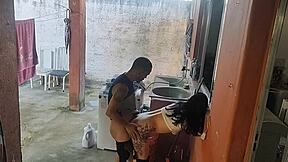 my wife left and the maid couldn't resist my big errect cock, she banged me hard