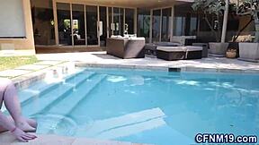 Cfnm redhead gets cum dumped 😈