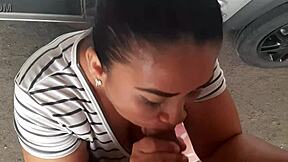 stepmom, suck my cock in the lot