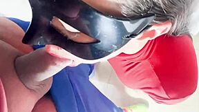 madrastra puta latina exhibits in kitchen for stepson, crawls to room for fuck and swallow?