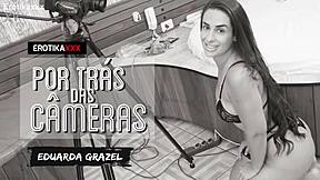 Eduarda Grazel Behind The Cameras At Erotikaxxx Trailer