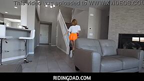 Little 18+ Stepdaughter Tease Sahara Skye Wants Daddy's Attention!