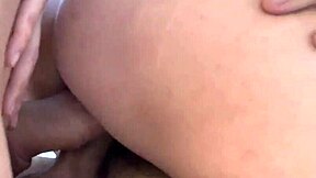 Petite latina takes double penetration and cum!