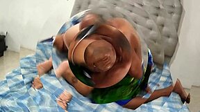 Stepdaughter seduces stepfather for passionate sex and cum cover!