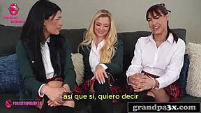 INNOCENT TEEN 18+ GETS TRICKED INTO FUCKING GRANDPA!