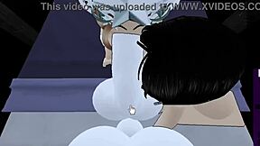 Feeling Intense In Threesome With Petite Femboy