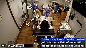 freshman gets mandatory hitachi orgasm from doctor yasmine woods