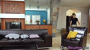 Blonde Teen Sucking Stepdad's Cock