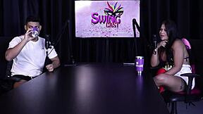 Naughty brunette gets pussy licked after strange video request