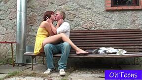 Dana and Garik homemade outdoor college dorm friend roommate video