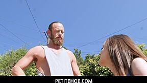 lily glee can't resist her fitness instructor's huge cock