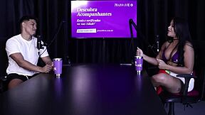 Naughty brunette gets pussy licked after strange video request