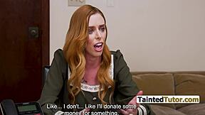 Librarian Blackmailed Into Rough Domination For Stepson