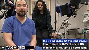 freshman gets mandatory hitachi orgasm from doctor yasmine woods