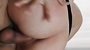 Is this hot teen riding her stepbrother's huge cock with tight pussy?