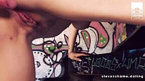 candy alexa gets cum-glazed in public after hard fuck