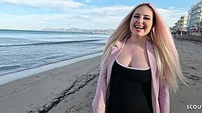 German Curvy Crazy Girl Enjoys Rough Anal Sex On Holiday
