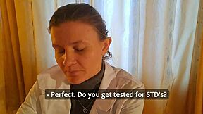 Young Russian Doctor Gives Blowjob At Hospital Appointment In Asmr Pov