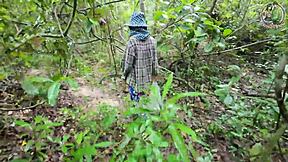 Amateur thai villagers have sex in the forest public 4k 18