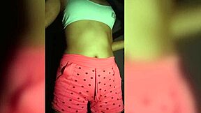 She touches herself in mini skirt asking for sex