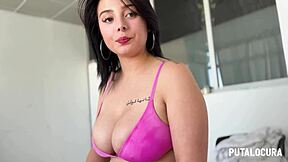 Celeste Morant Swallows Cum In Colombian Threesome