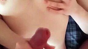 teen dove cums big cock homemade bent over