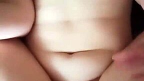 teen dove cums big cock homemade bent over