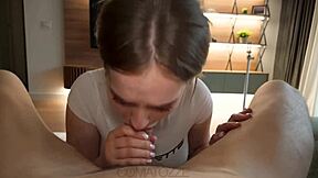 the maid seduces her boss with a wild cowgirl ride to keep her job