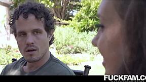 Elena Koshka's Little Stepbrother Got Big For Her