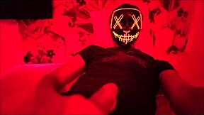 Pov view of young latino's huge thick cock