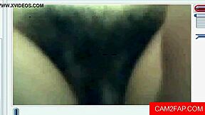 Teen Engages In Sexy Webcam Masturbation.