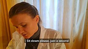 Young Russian Doctor Gives Blowjob At Hospital Appointment In Asmr Pov