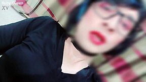 Beautiful ladyboy solo masturbation