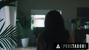 Pure Taboo petite pervert Lulu Chu caught masturbating peeking at dilf neighbor