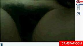 Teen Engages In Sexy Webcam Masturbation.