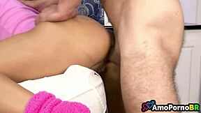 i was touching my step-niece's small panties in the house. blonde teen in lingerie.