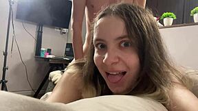 Stepsister's Costume Seduces Me into Rough Anal Creampie.