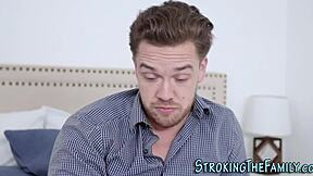 Teen Slut Gobbles and Rides Dick