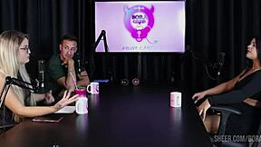 val mineirinha dominates in bora cast with bruna carlos, intense bdsm action.