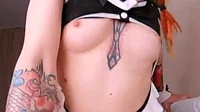 barely legal teen 18+ bunny girl rides my dick with all holes vertical, so fun!