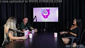 val mineirinha dominates in bora cast with bruna carlos, intense bdsm action.