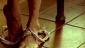 Luca Miklosi Presenting Her Hairy Pussy For Playboy Striptease!