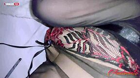 Horny Sister Enters Stepbrother's Bed In Thong And Fucks Hard With Big Ass