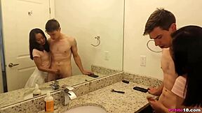 Pocket Sized Asian Got Impaled By His Monster Cock